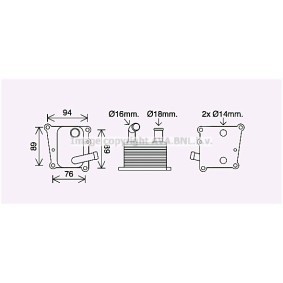 Ölkühler FD3598 von PRASCO günstig für 225,14 € online kaufen
