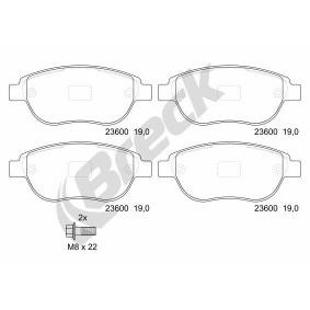 Achetez des Plaquettes de frein BRECK 23600 00 701 00 à prix pour 40,43 €