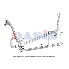 Achetez des Conduite à haute / basse pression, climatisation AKS DASIS 885818N à prix pour 169,88 €