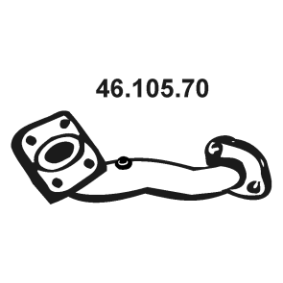 Abgasrohr 46.105.70 von EBERSPÄCHER günstig für 90,66 € online kaufen