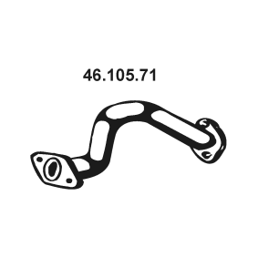 Abgasrohr 46.105.71 von EBERSPÄCHER günstig für 61,53 € online kaufen