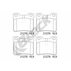 Achetez des Plaquettes de frein BRECK 21278 10 701 00 à prix pour 26,46 €