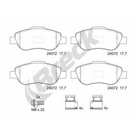Achetez des Plaquettes de frein BRECK 24072 00 702 00 à prix pour 29,91 €