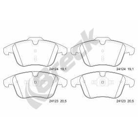 Achetez des Plaquettes de frein BRECK 24123 00 701 00 à prix pour 38,28 €