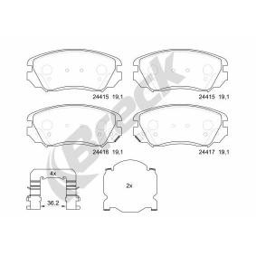 Achetez des Plaquettes de frein BRECK 24415 00 701 10 à prix pour 58,17 €
