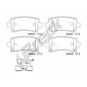 Achetez des Plaquettes de frein BRECK 24421 00 704 10 à prix pour 30,75 €