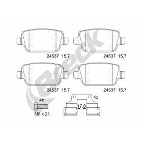 Achetez des Plaquettes de frein BRECK 24537 00 702 10 à prix pour 35,32 €