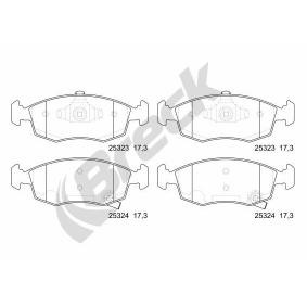 Achetez des Plaquettes de frein BRECK 25323 00 702 10 à prix pour 34,43 €