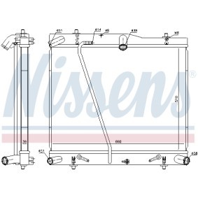 Achetez des Radiateur de chez NISSENS en ligne pour HiAce Minibus (H300) à prix modérés