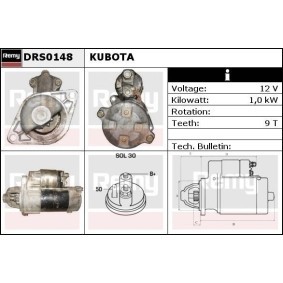 Comprar Motor de arranque de DELCO REMY DRS0148 a bajo precio de 209,37 €