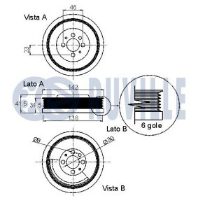 Riemenscheibe, Kurbelwelle 515513 von RUVILLE günstig für 218,93 € online kaufen