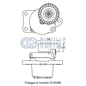 Rollensatz, Zahnriemen 5603657 von RUVILLE günstig für 60,93 € online kaufen