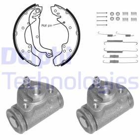 Achetez des Kit de freins, freins à tambours DELPHI 757 à prix pour 60,56 €