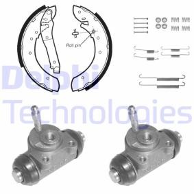 Compre Kit de frenos de tambor de DELPHI online para 504 Pick-up a precios moderados