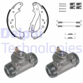 Achetez des Kit de freins, freins à tambours DELPHI KP1122 à prix pour 133,91 €