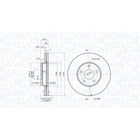 Bremsscheibe 360406005401 von MAGNETI MARELLI günstig für 82,40 € online kaufen