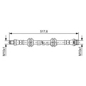 Bremsschlauch 1 987 481 731 von BOSCH günstig für 13,50 € online kaufen