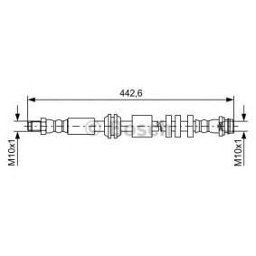 Bremsschlauch 1 987 481 732 von BOSCH günstig für 14,81 € online kaufen
