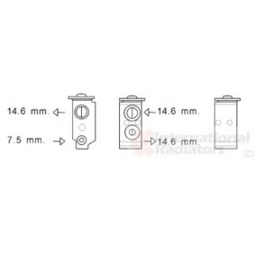 Compre Válvula de expansão, ar condicionado da VAN WEZEL 82001364 a um preço baixo por 99,09 €
