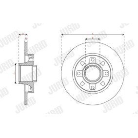 Bremssattel 694725J von JURID günstig für 94,80 € online kaufen