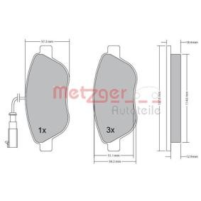 Bremsbeläge 1170185 von METZGER günstig für 25,34 € online kaufen