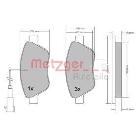Bremsbeläge 1170296 von METZGER günstig für 27,45 € online kaufen