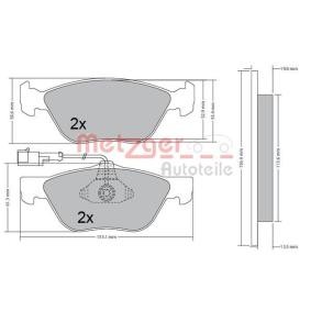 Bremsbeläge 1170321 von METZGER günstig für 31,73 € online kaufen