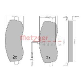 Bremsbeläge 1170563 von METZGER günstig für 49,93 € online kaufen