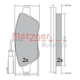 Bremsbeläge 1170615 von METZGER günstig für 41,23 € online kaufen