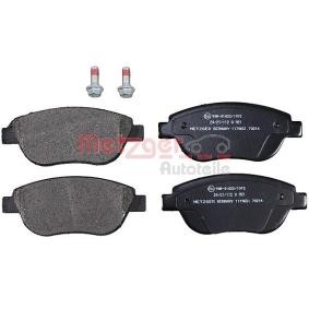 Bremsbeläge 1170651 von METZGER günstig für 27,83 € online kaufen