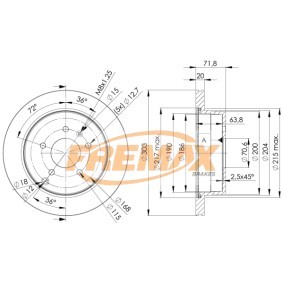 Bremsscheibe BD-9049 von FREMAX günstig für 102,52 € online kaufen