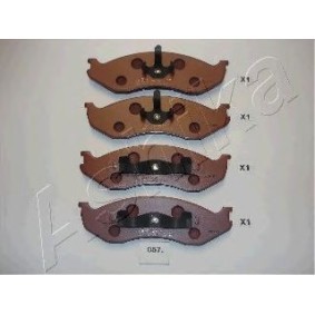 Comprar Juego zapatas freno de alto rendimiento de ASHIKA 50-00-057P a bajo precio de 35,81 €