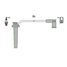 Zündleitungssatz 134372 von HITACHI günstig für 49,77 € online kaufen