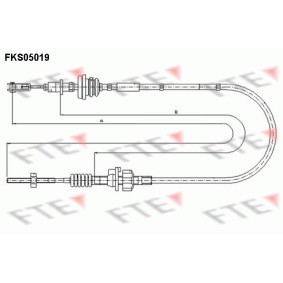 Kupplungsseil FKS05019 von FTE günstig für 22,07 € online kaufen