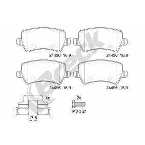 Achetez des Plaquettes de frein BRECK 24496 00 702 00 à prix pour 52,18 €