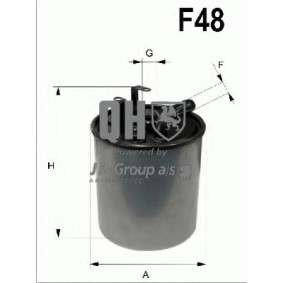 Kraftstofffilter für MERCEDES-BENZ von JP GROUP