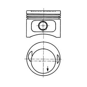 Compre Pistão de KOLBENSCHMIDT online para W124 Coupe (C124) a preços moderados