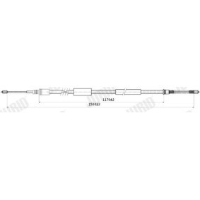 Handbremsseil 431289J von JURID günstig für 12,09 € online kaufen