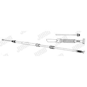 Handbremsseil 431365J von JURID günstig für 19,74 € online kaufen