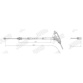 Handbremsseil 432415J von JURID günstig für 25,09 € online kaufen