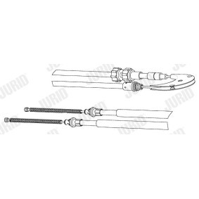 Handbremsseil 432662J von JURID günstig für 33,06 € online kaufen