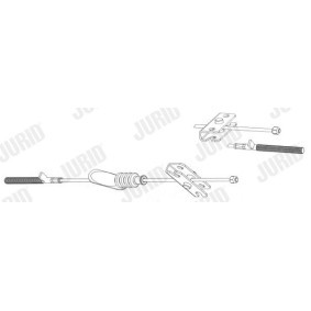 Handbremsseil 432800J von JURID günstig für 14,61 € online kaufen