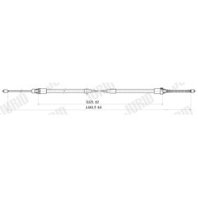 Handbremsseil 432833J von JURID günstig für 11,47 € online kaufen