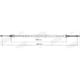 Handbremsseil 432855J von JURID günstig für 18,47 € online kaufen