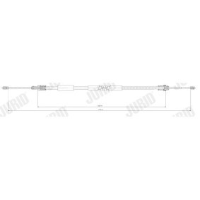 Handbremsseil 432865J von JURID günstig für 20,60 € online kaufen