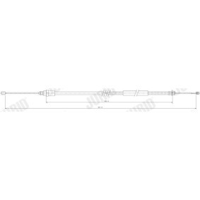 Handbremsseil 432877J von JURID günstig für 14,09 € online kaufen