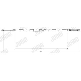 Handbremsseil 432885J von JURID günstig für 11,73 € online kaufen