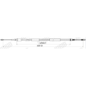 Handbremsseil 432886J von JURID günstig für 10,42 € online kaufen