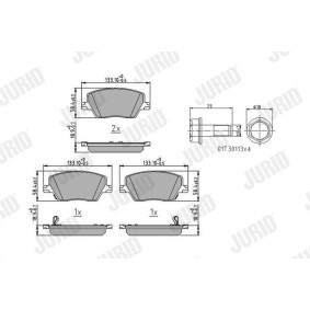 Bremssattel 694316J von JURID günstig für 91,08 € online kaufen