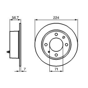 Zündkerze 0 242 236 536 von BOSCH günstig für 2,87 € online kaufen